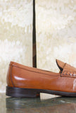 Mocassino Martini di Morgillo realizzato in pregiata pelle color Cuoio da Uomo