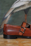 Sandalo Mocassino Cognac firmato Morgillo da Uomo