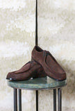 Scarpa Stringata Japan firmata Morgillo realizzata in suede nella tonalità Testa di Moro