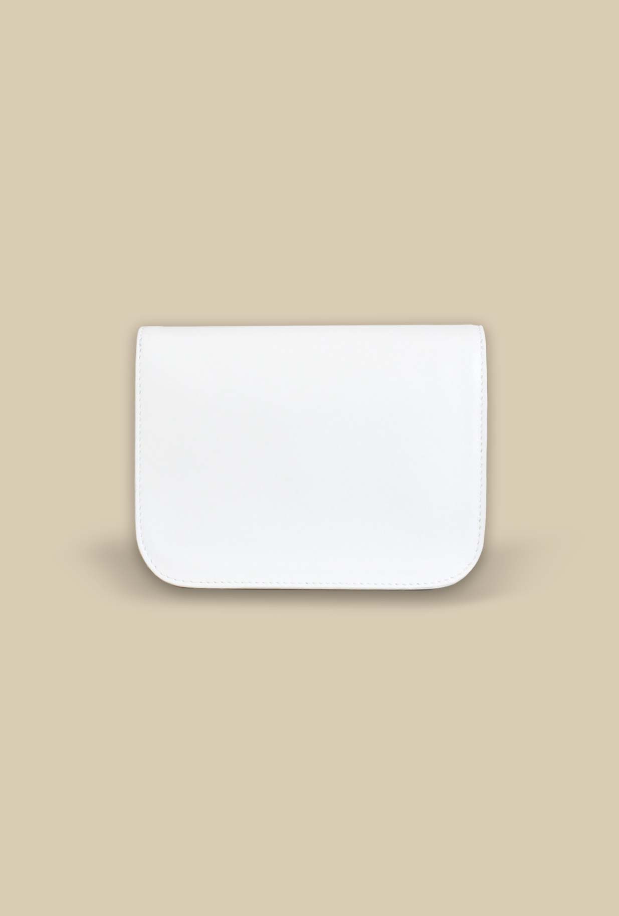 mini bag da donna con chain gold della maison ndb 968 color latte
