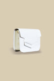 mini bag da donna con chain gold della maison ndb 968 color latte