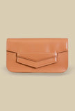 Borsa kamala da donna della maison ndb color cuoio con catena gold