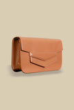 Borsa kamala da donna della maison ndb color cuoio con catena gold