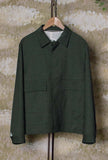 Bomber Jacket Columbus firmata New York Resident in tonalità Forest Green da Uomo