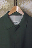 Bomber Jacket Columbus firmata New York Resident in tonalità Forest Green da Uomo