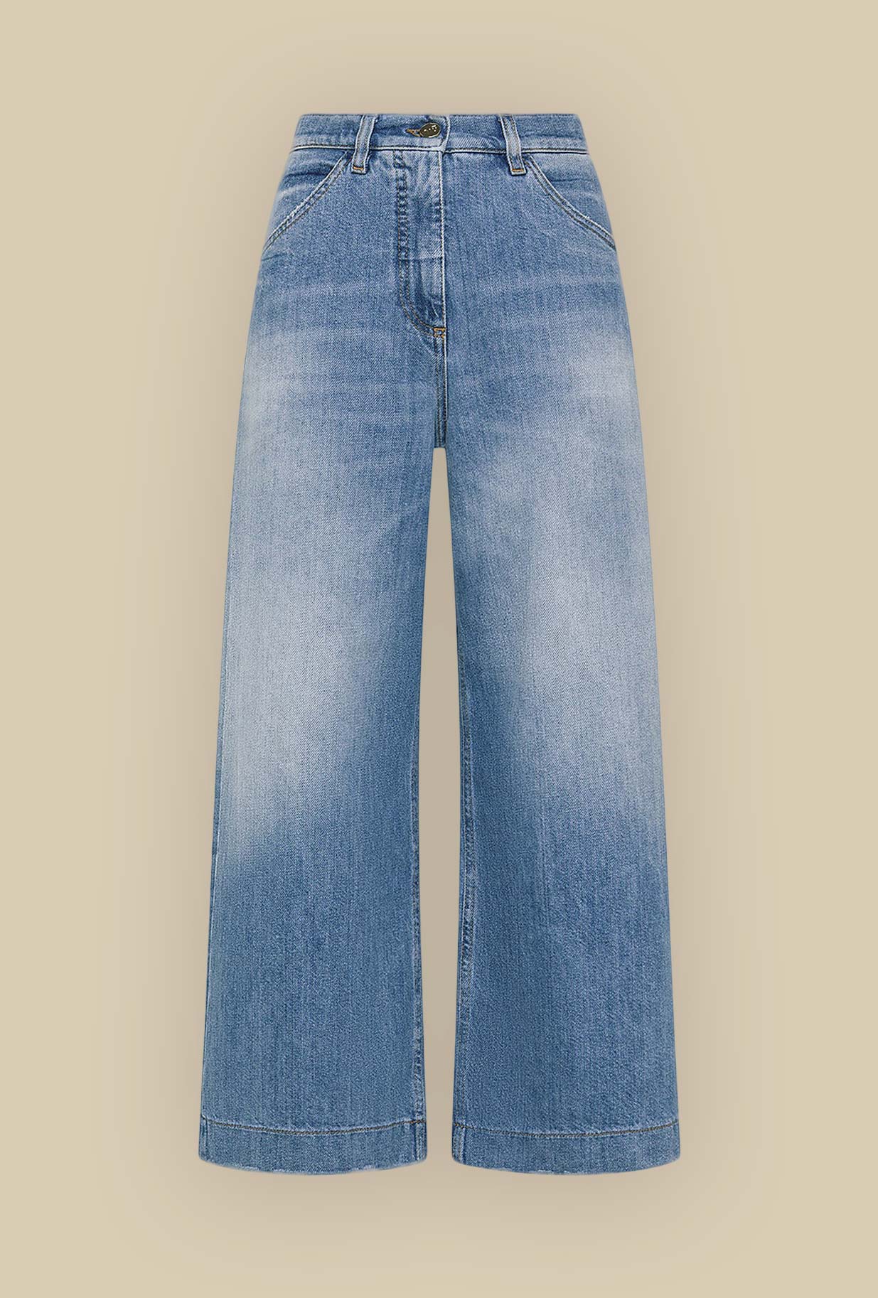 Jeans Cropped Langit di Niù celebra una femminilità leggera e contemporanea