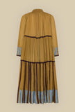Gipsy Wide Dress With firmato Niù di cotone nella calda tonalità Rumahda Donna