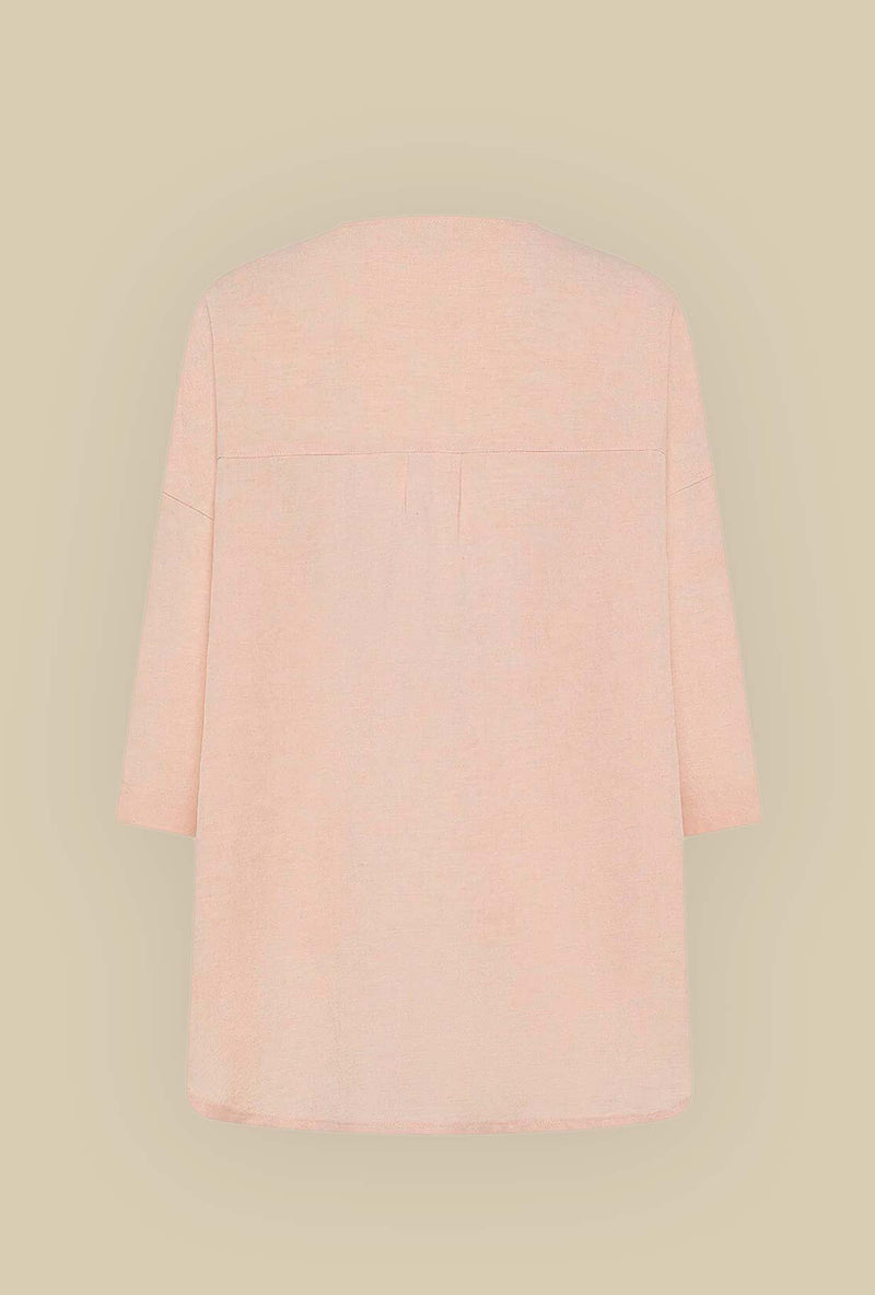 Blusa Over con Faldone di Niù nuance Orchidea da Donna