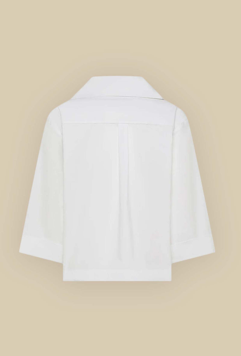 Camicia Over tonalità Papiro di Niù da Donna in cotone