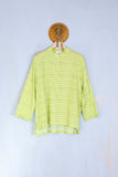 Camicia Coreana Vichy Lime