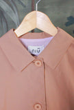 Giacchina Boxy Cropped di Niù nella calda e avvolgente tonalità Rumah da Donna