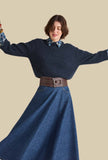 Gonna di Jeans di Niù proposta nell’intramontabile tonalità Denim Blue da Donna