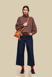Jeans Cropped di Niù proposto nell’intensa tonalità Black Denim da Donna