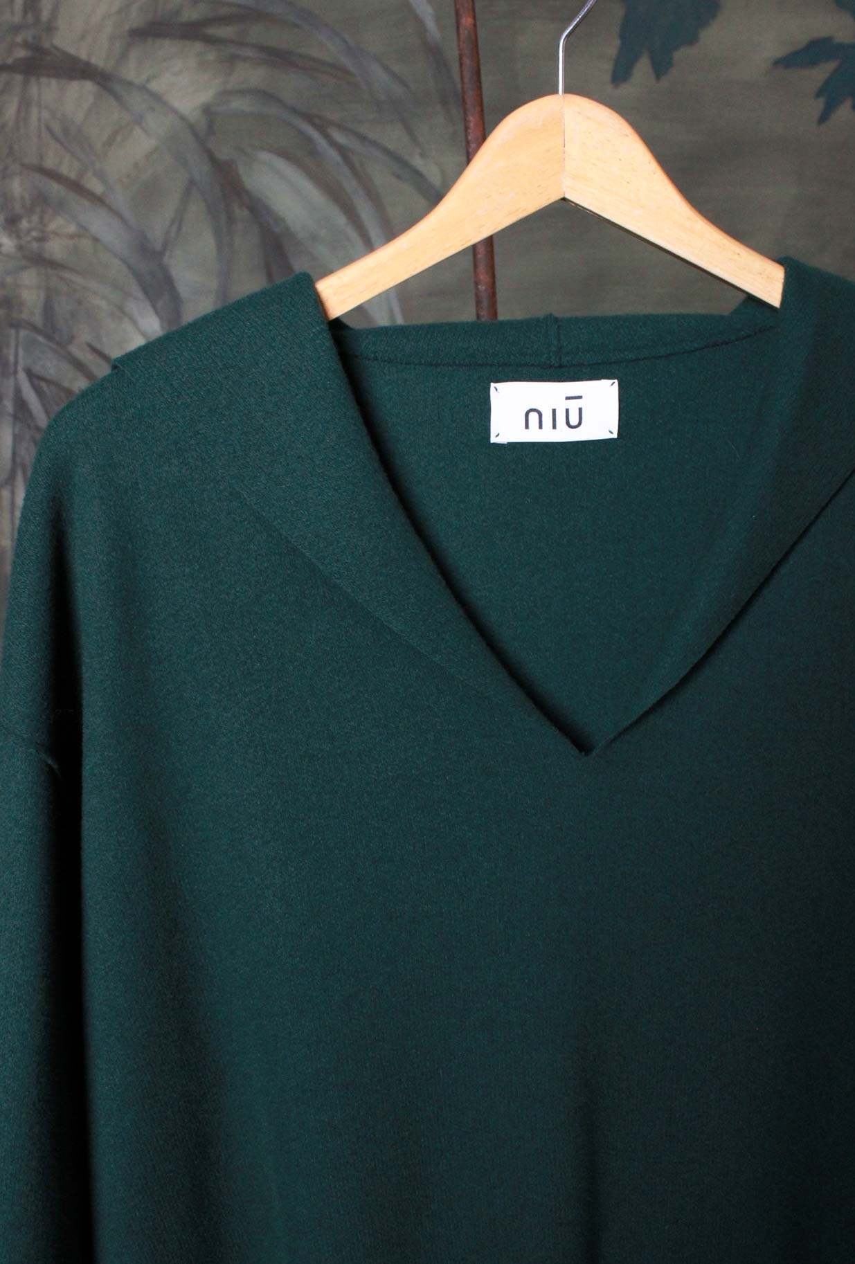 Maglia Polo di Color Matcha Green di Niù Fashion in Soft Wool da Donna