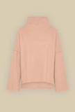 Maglia Cappetta di Niù realizzatamorbido jersey di lana tonalità Musgo Stucco da Donna