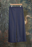 Pantalone Bojan di Niù realizzato in popeline di cotone e nell’inedita fantasia Biru da Donna