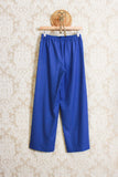 Pantalone bojan di niù fashion in lana color blue isla collezione autunno inverno 23