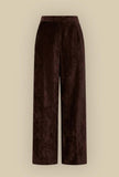 Pantalone Bojan Lungo di Niù proposto nella calda tonalità Galla da Donna