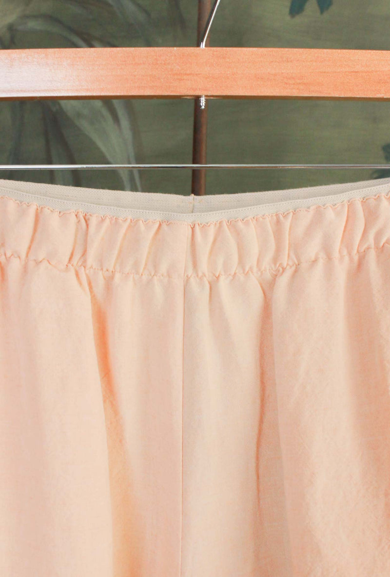 Panta Cropped Fringed di Niù nella delicata nuance Orchidea da Donna
