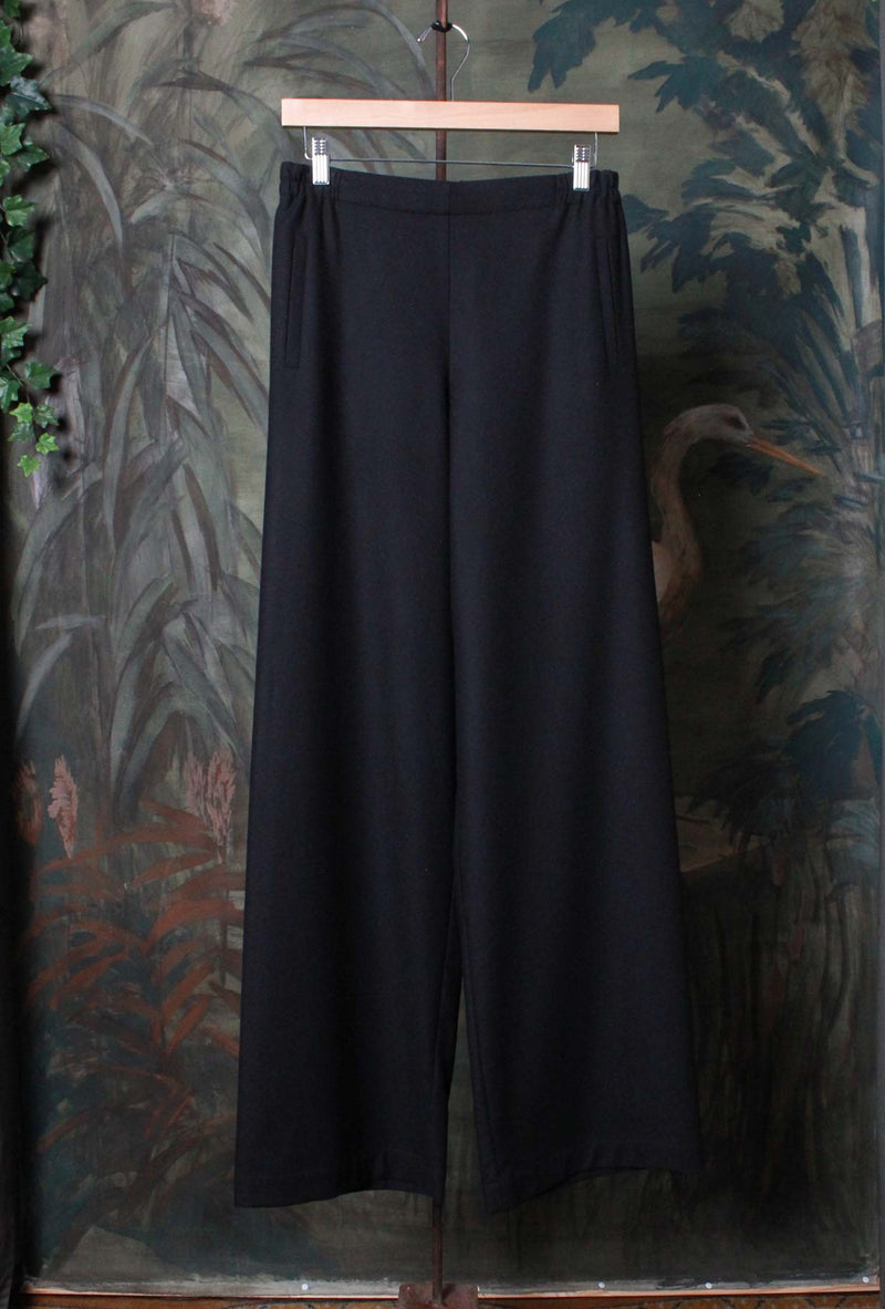 Pantalone Bojan della Maison Niù di Lana color Nero da Donna
