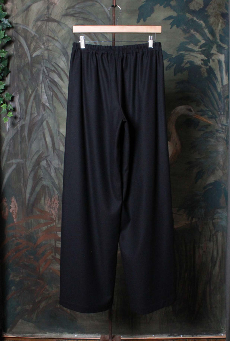 Pantalone Bojan della Maison Niù di Lana color Nero da Donna
