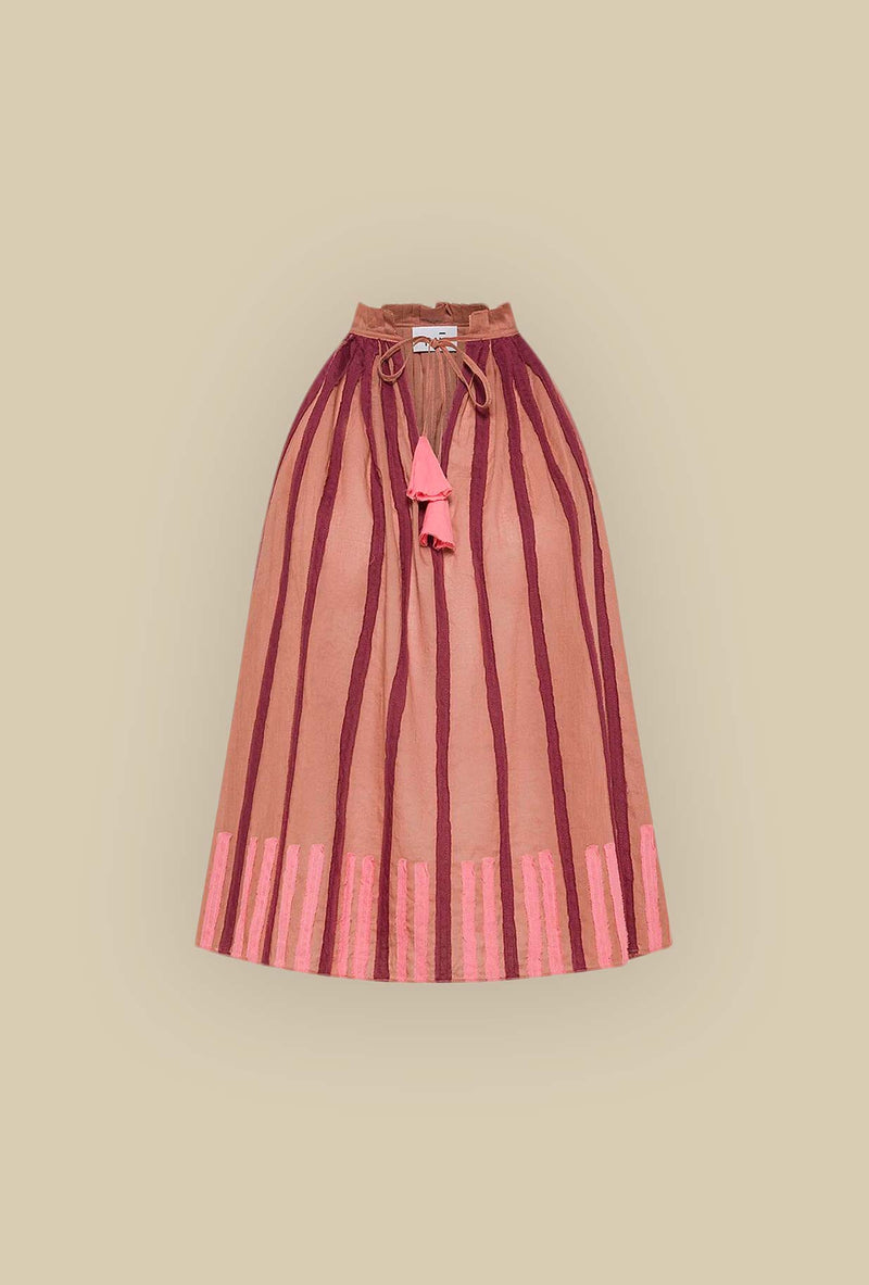 Top Smanicato tonalità Rumah Gipsy firmato Niù da Donna