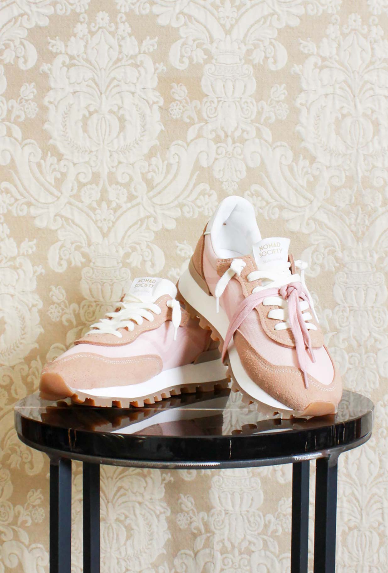 sneakers running veloce donna di nomad society color pink powder ss24