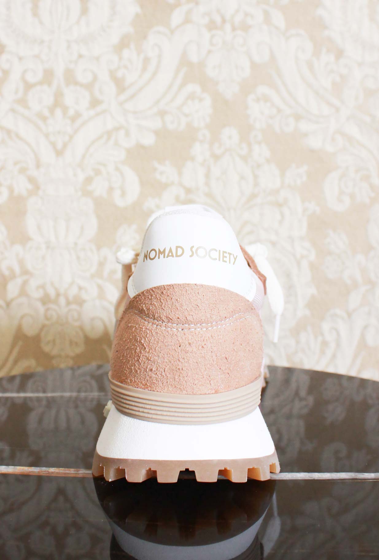 sneakers running veloce donna di nomad society color pink powder ss24