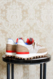 Sneakers running veloce di nomad society made in italy color sand light brown