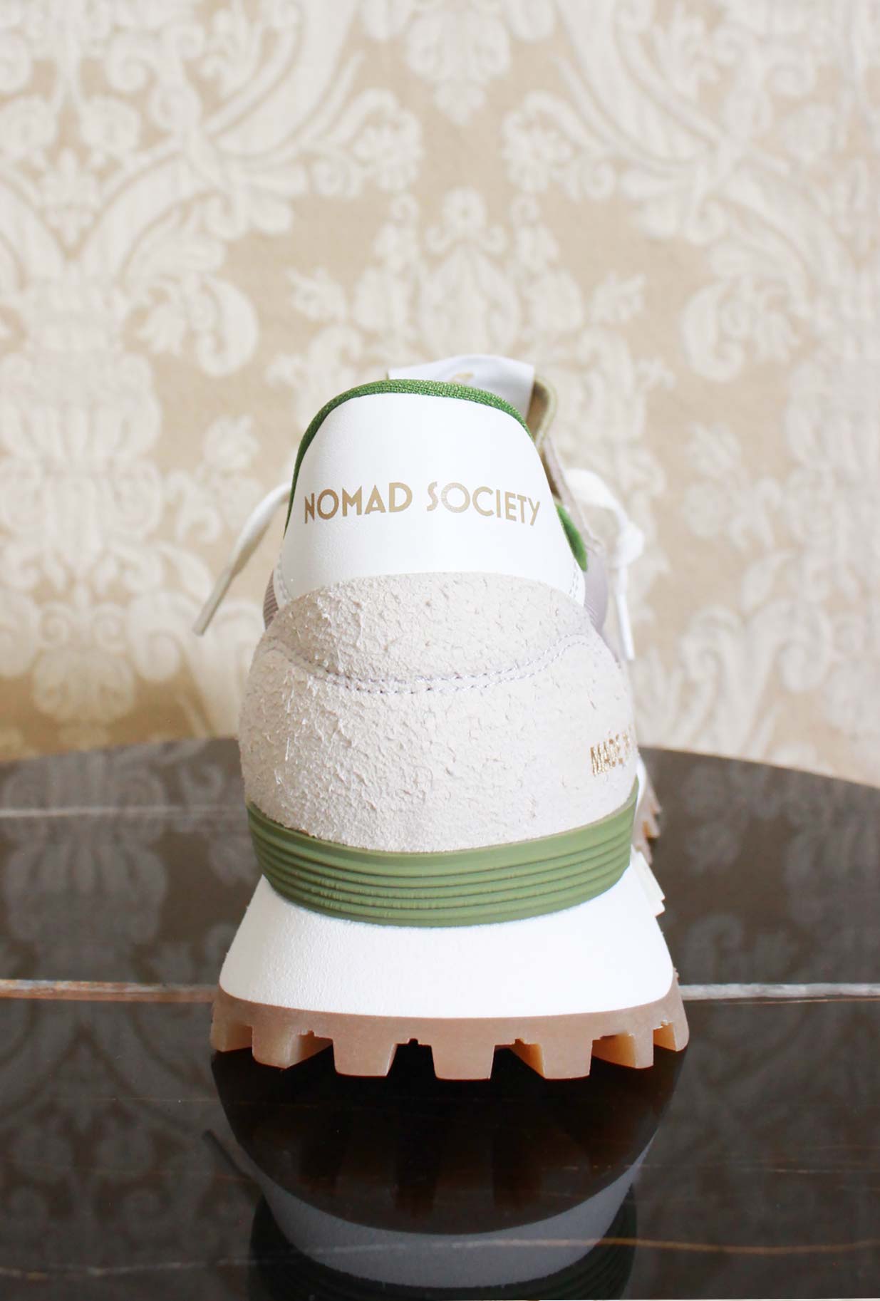 Sneakers running veloce uomo di nomad society color sand green