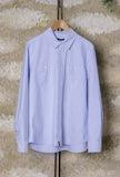 Gissi Oversized Pocket Shirt Azzurro