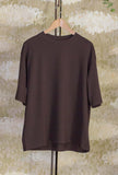 T-shirt Basic a girocollo di Officina 36 realizzata in cotone nella profonda tonalità Moro da Uomo