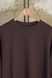 T-shirt Basic a girocollo di Officina 36 realizzata in cotone nella profonda tonalità Moro da Uomo