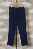 Panta-Jogger Silea di Officina 36 realizzato in tessuto Cavarly nella raffinata tonalità Night Blue da Uomo