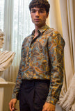 Officina 36 Uomo Camicia Marcel Paisley Sky