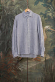 Camicia Clancy Check White-Blue