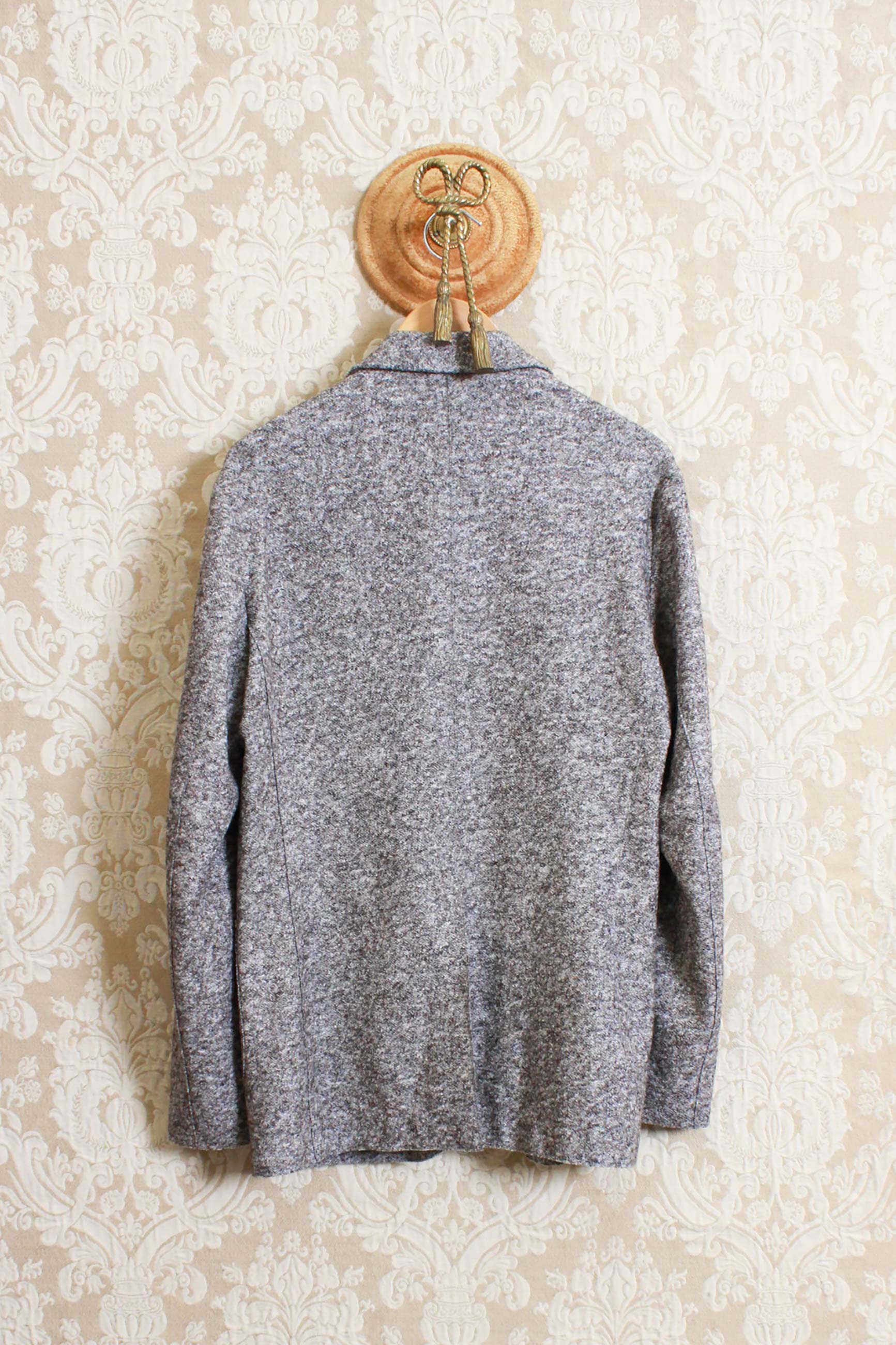 Giacca uomo monopetto by original vintage made in italy in lana color grigio visone
