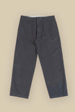 Pantalone Joe di Original Vintage Style realizzato in in morbido fustagno di cotone nella sofisticata tonalità Ferro da Uomo