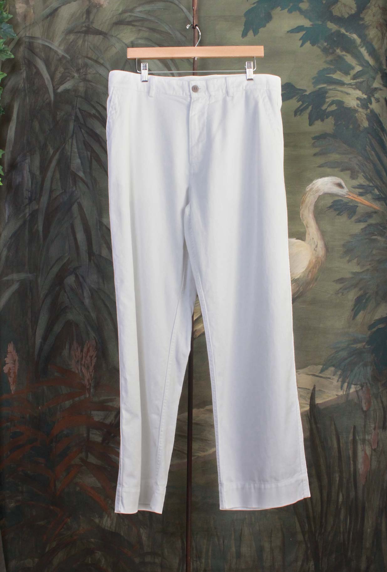 Pantalone Mayson di Original Vintage Style realizzato in bull denim nell’intramontabile tonalità White da Uomo