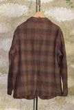Blazer Miles di Original Vintage Style realizzato in morbida lana vergine nell’iconico motivo Tartan Check Moro