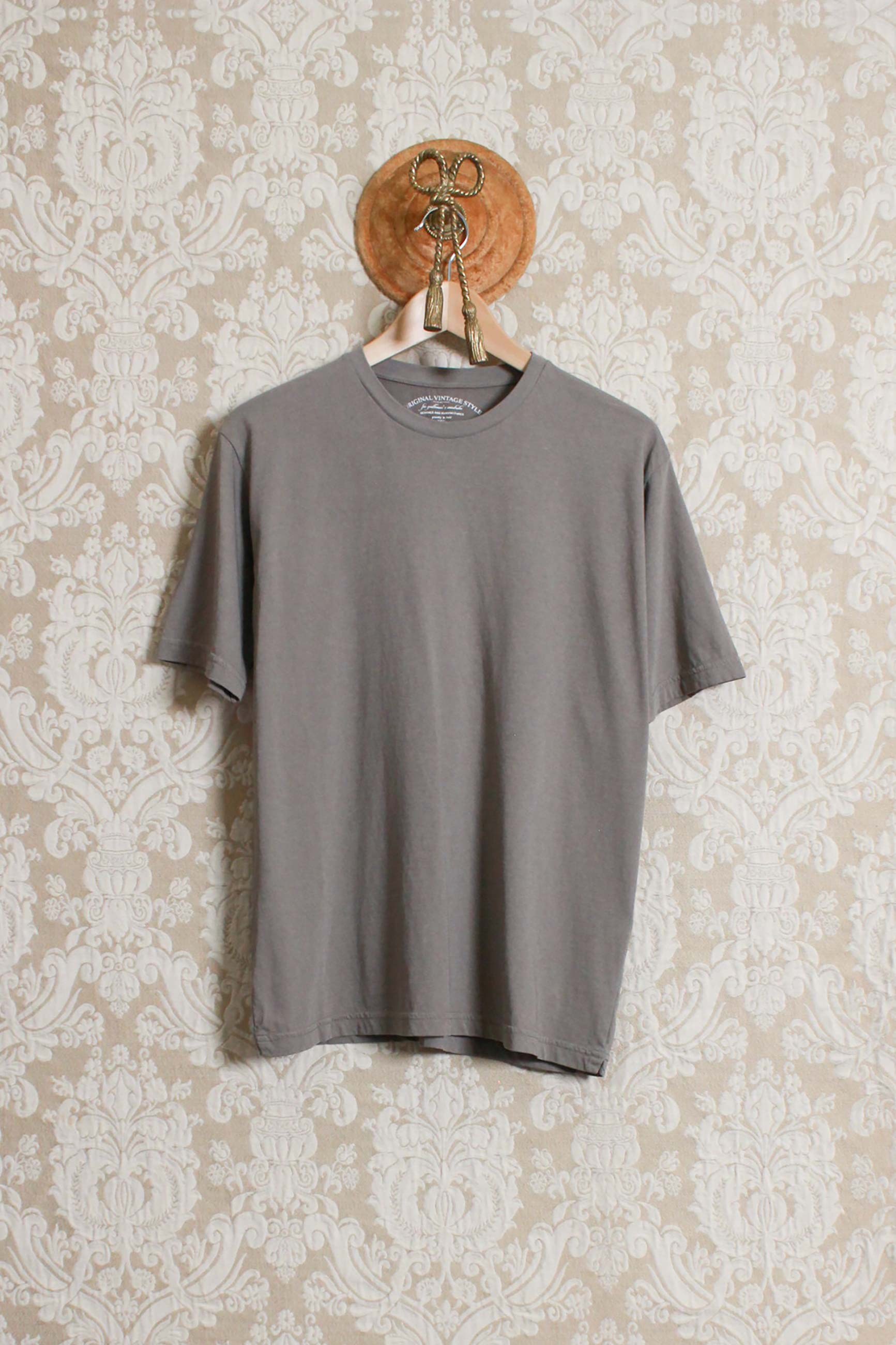T-shirt uomo in cotone fango di original vintage style