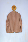 Abito Dandy Gessato Tabacco
