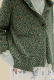 Blazer in maglia di Phisique du Role realizzato in alpaca macromouliné nell’inedita nuance Green Melange da Donna