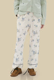 Pantalone Pajama di Phisique Du Role realizzato in prezioso jacquard con floreale Sky Bouquet