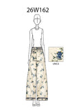 Pantalone Pajama di Phisique Du Role realizzato in prezioso jacquard con floreale Sky Bouquet