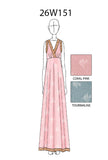 Romantic Dress di Phisique Du Role realizzato in prezioso jacquard nella raffinata nuance Tourmaline da Donna