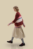 Maglia Striped di Phisique du Role realizzata in soffice mohair nell’intramontabile tonalità Wine da Donna