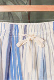 Pantalone Jogger Cotton-Silk Barrè di Phisique du Role con nuance bianche e blu Unisex