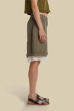 Bermuda Tumbler Linen di Phisique du Role nella vibrante tonalità Cactus da donna