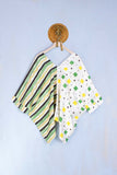 Phisique du role blusa ampia in seta fantasia foulard lime